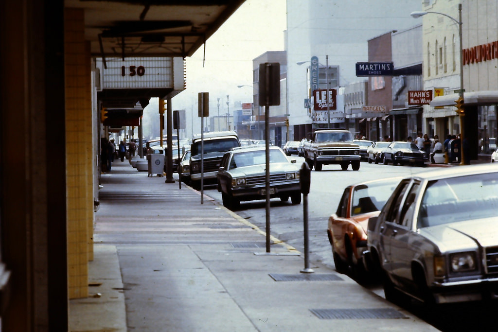 #44 N. Chaparral St. looking south in 1978
