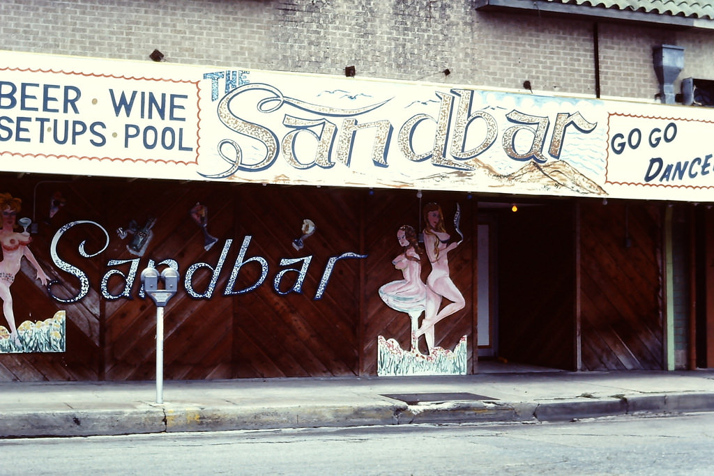 #51 The Sandbar Club (at 408 Taylor, across the street from the Ritz Theater parking lot), 1978
