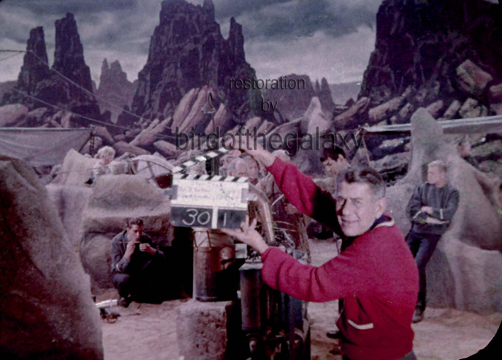 #17 A restoration of a badly decomposed clip showing filming of The Cage in December 1964.