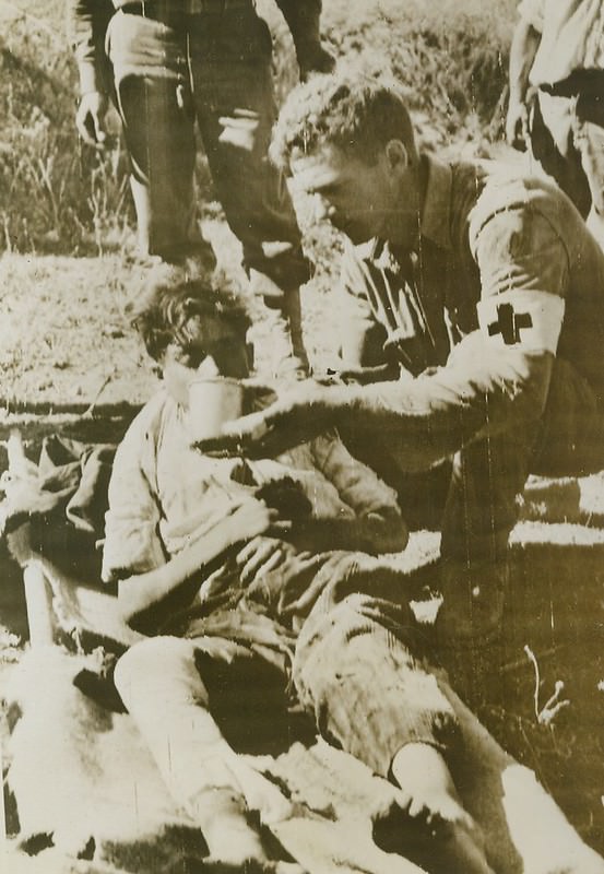 #46 Water for Wounded Lad, 1943