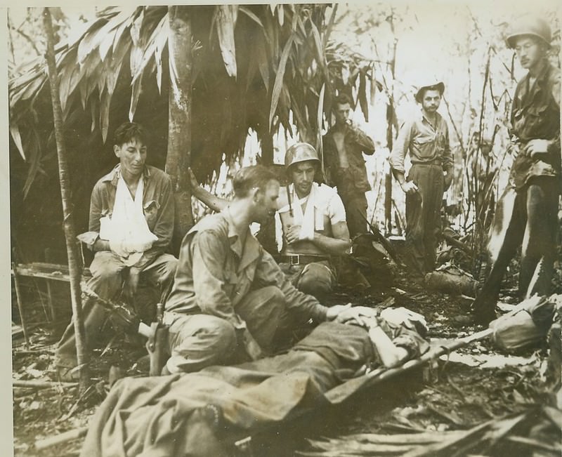 #67 Wounded on New Georgia, 1943