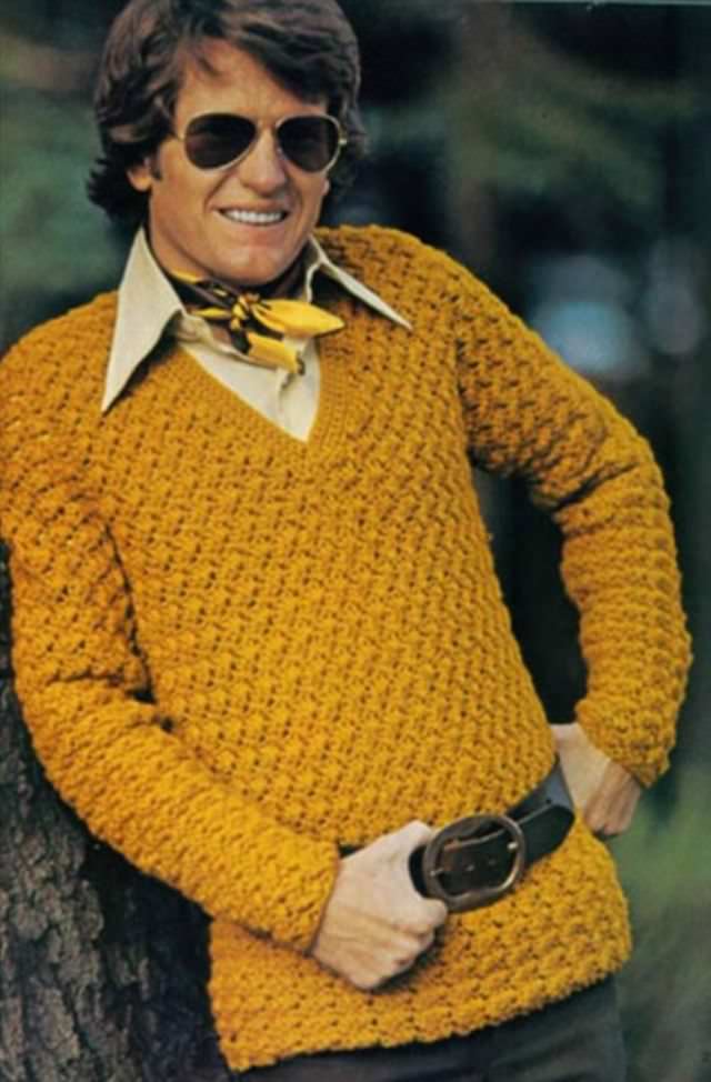 #5 This mustard nubbly sweater
