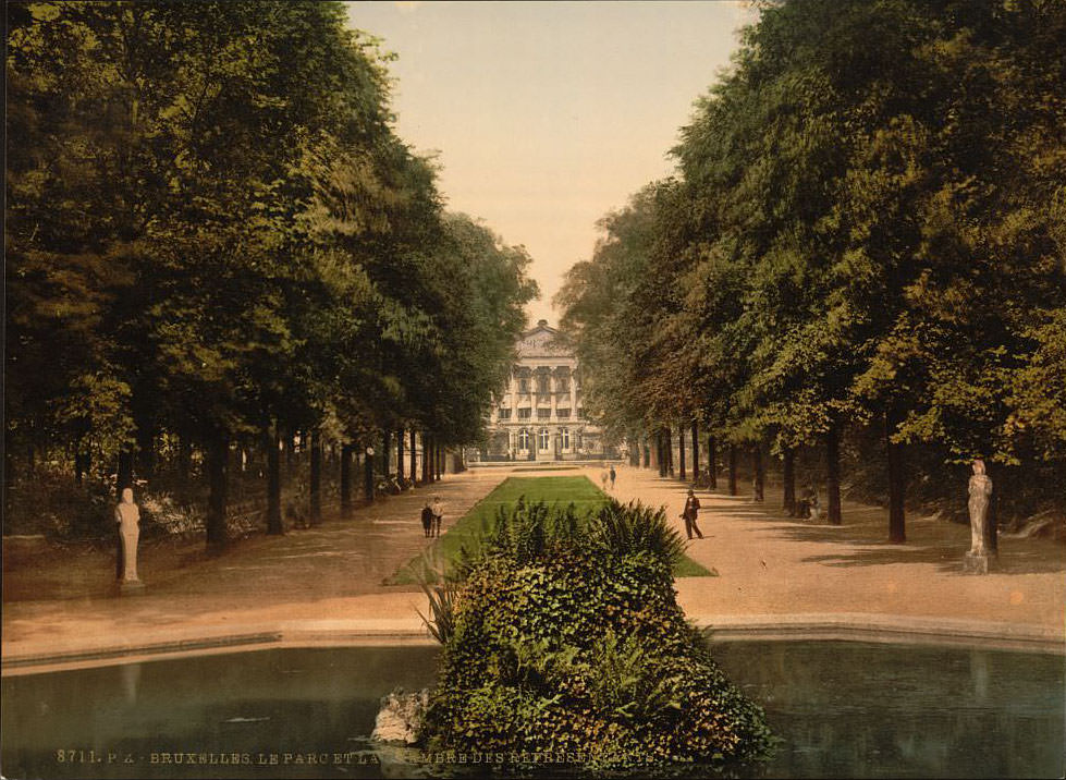 #39 Park and Chamber of Representatives, Brussels, Belgium