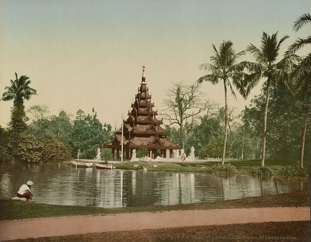 #31 Eden Garden with Burmese pagoda, Kolkata