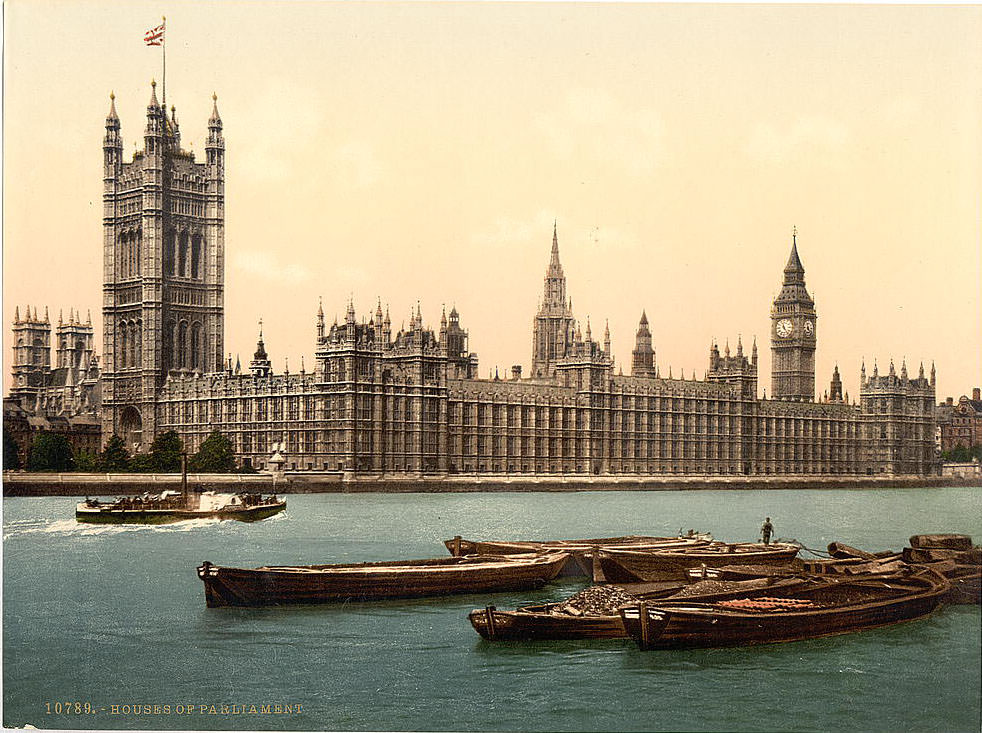 #1 Houses of Parliament from the river, London