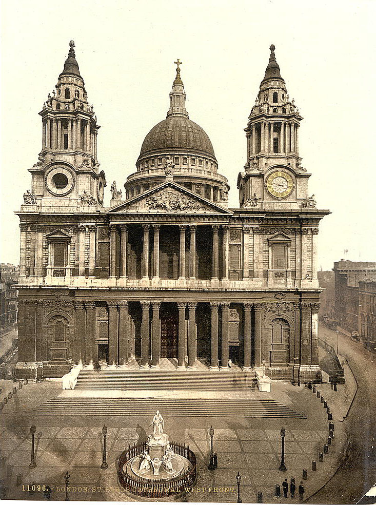 #5 St. Paul’s Cathedral, West Front, London