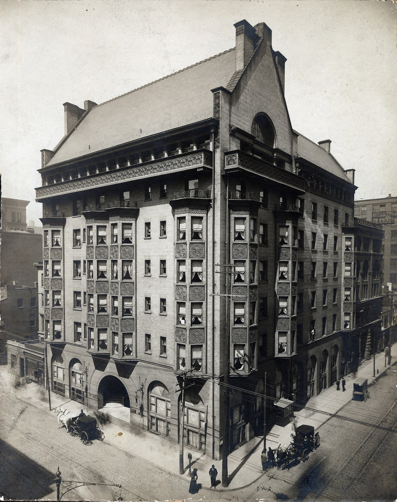 #6 St. Nicholas Hotel, 407 North Eighth Street (northwest corner of Eighth and Locust Streets, also known as the Victoria Building), 1905