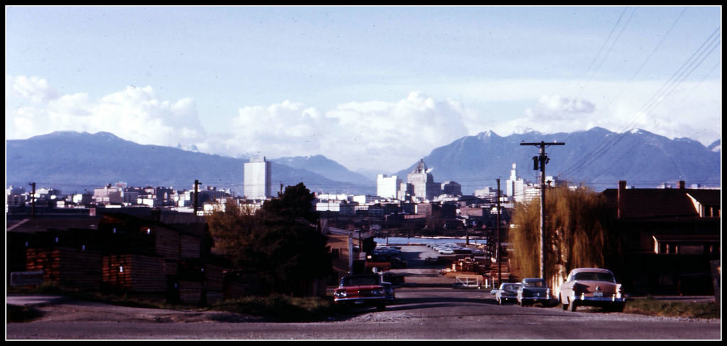 #30 Looking towards False Creek, Vancouver, 1961