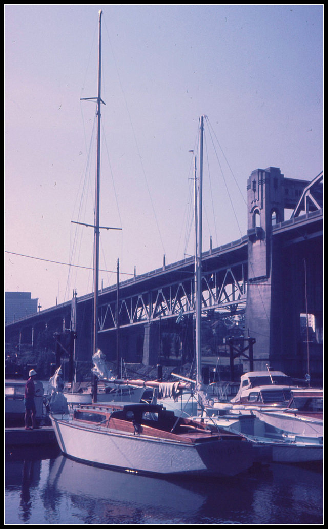 #39 Sailboats at Burrard Civic, Vancouver, 1966