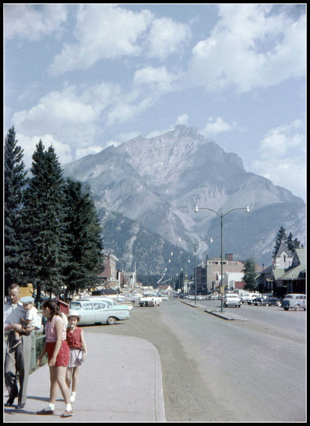 #2 Streets in Banff, Alberta, 1961