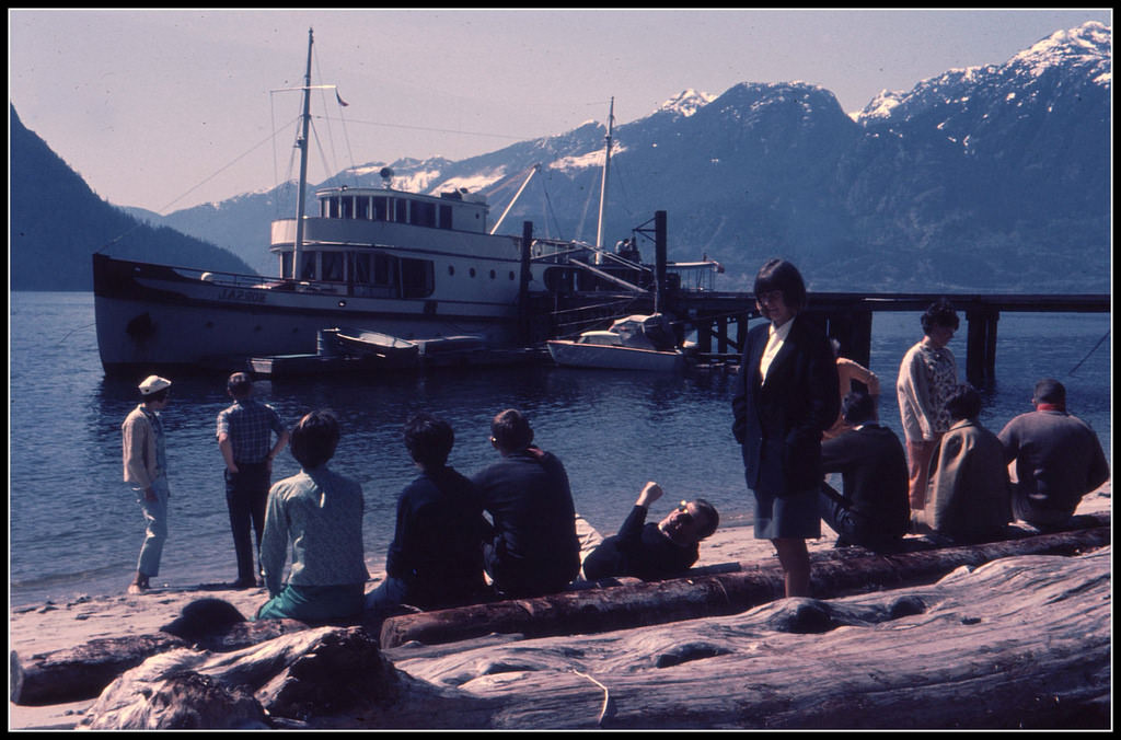 #53 Waiting for the Norsal boat in Squamish, BC, 1961