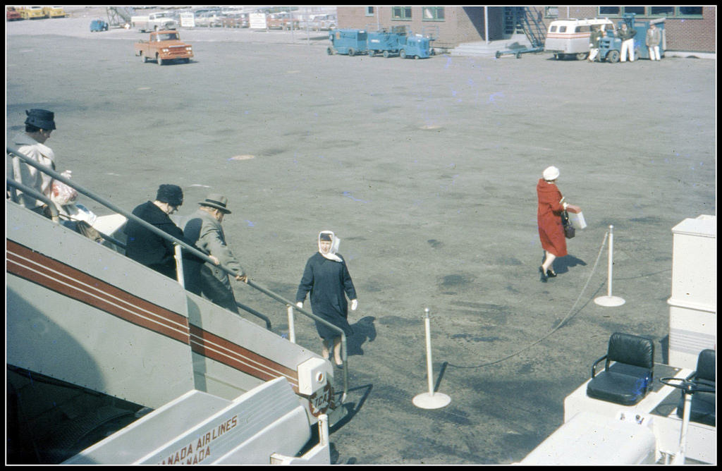 #19 Disembarking Winnipeg Airport, 1961