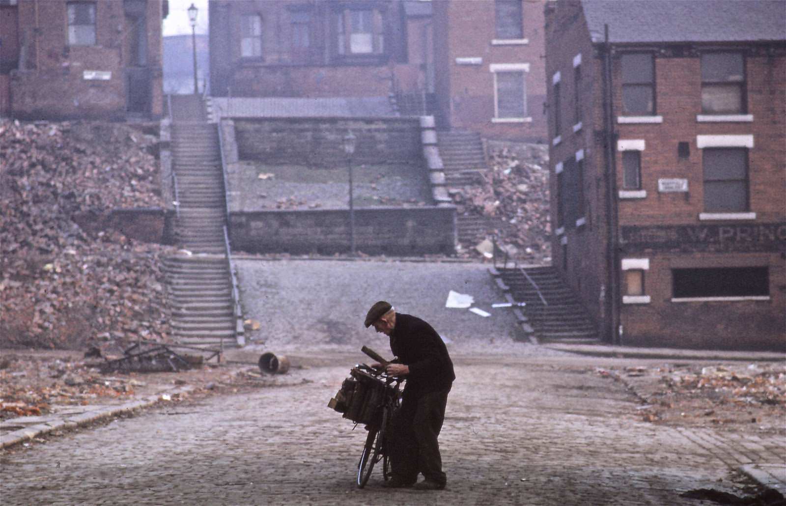 #8 Slum clearance, near Burley road, 1972.