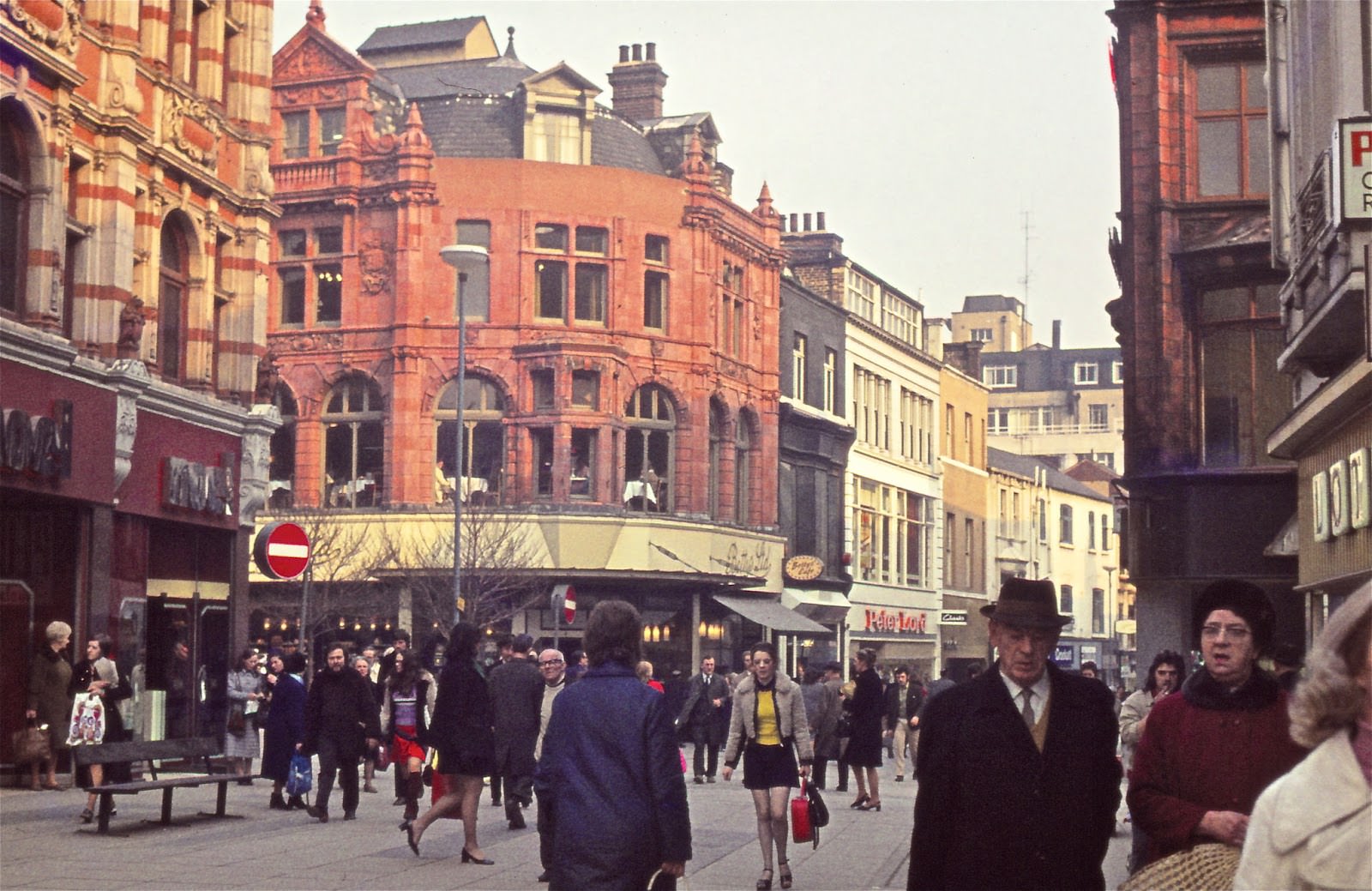 #24 Pedestrianisation – looking towards Betty’s Cafe – and Peter Lord if you want some Clarks Shoes.