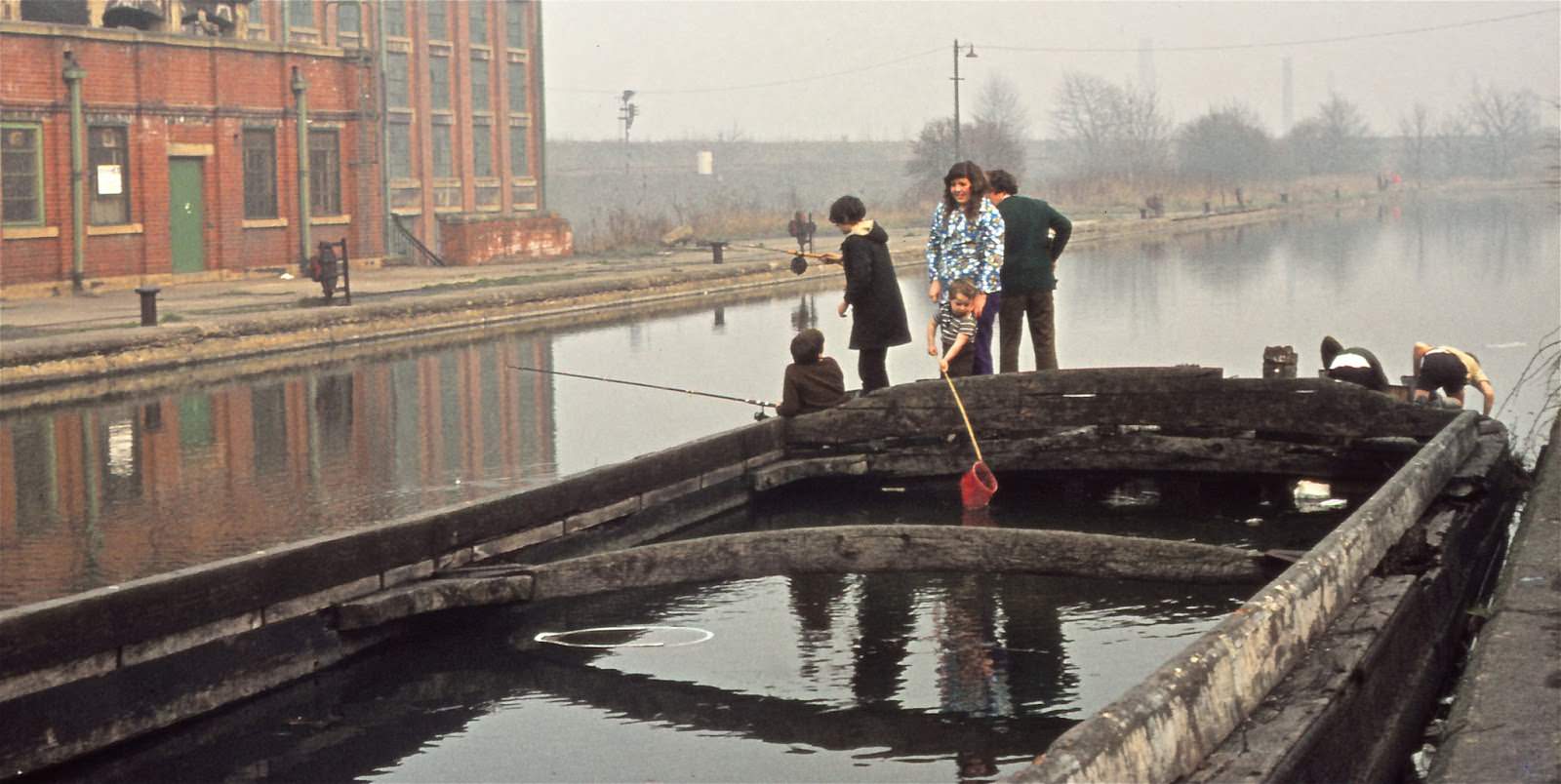 #32 Fishing on the Leeds-Liverpool Canal near Armley.