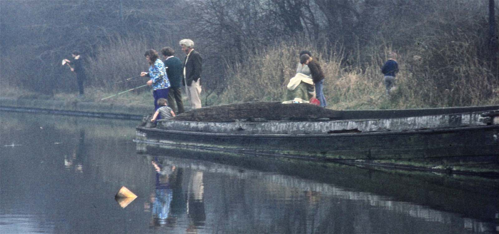 #65 Bank Holiday fishing in the Leeds-Liverpool Canal.