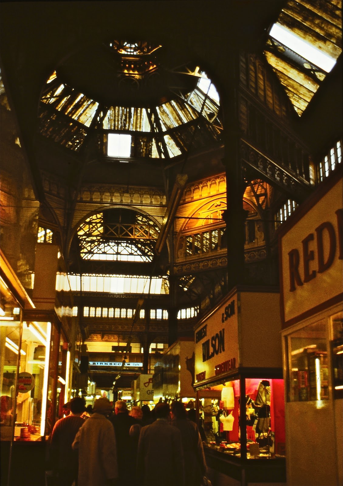 #14 Inside the market hall – a markedly different shopping experience from that in the ‘arcades’.