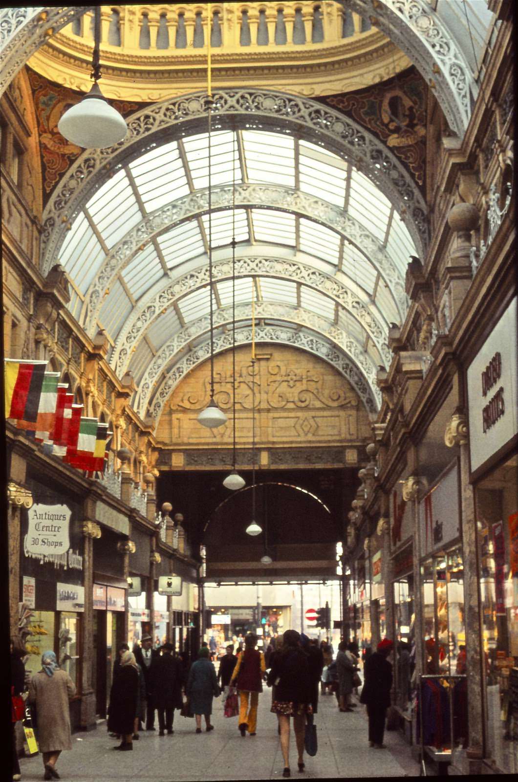 #26 Interior of one of the Victorian Arcades. In those days you could pop in to a tool factor/ironmongers and seek advice on the right kit for making a stopped-housing joint.