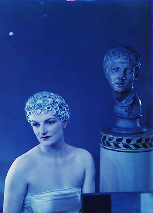 #16 Greek gods and goddesses theme party, March 5th, 1935. Mrs Anthony Eden as Clio, the Muse of History