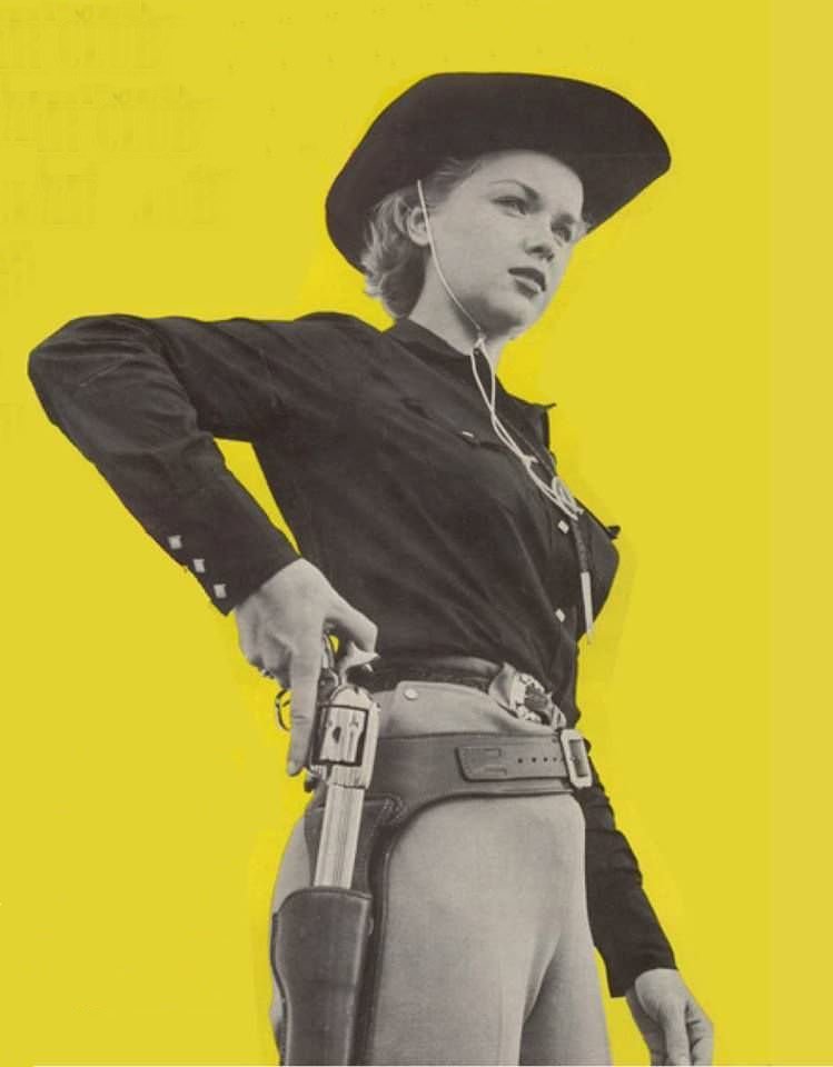 #22 Anne Francis in The Hired Gun (1957)