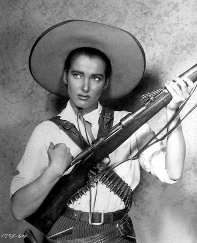 #48 Julie Adams in Wings of the Hawk (1953)