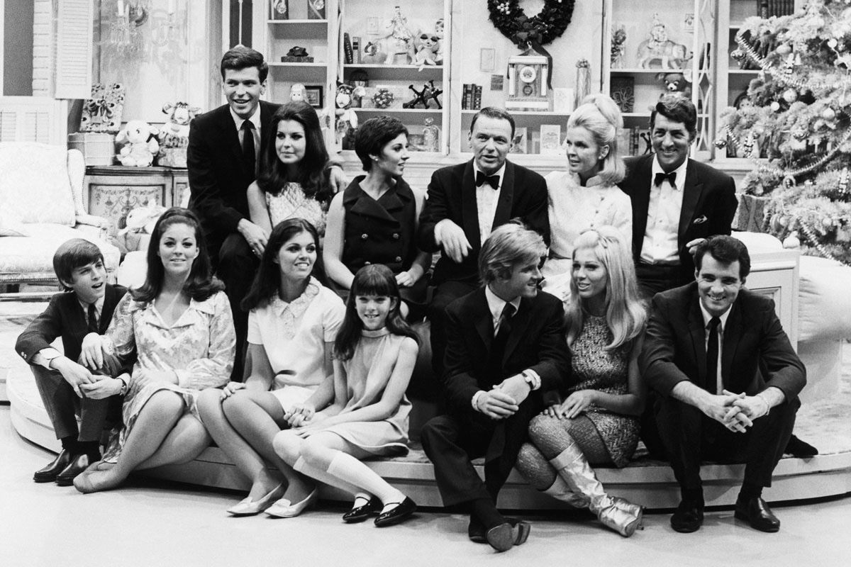 #103 Frank Sinatra and his family came together with Dean Martin and his family for a 1967 appearance on the ‘Dean Martin Show.’