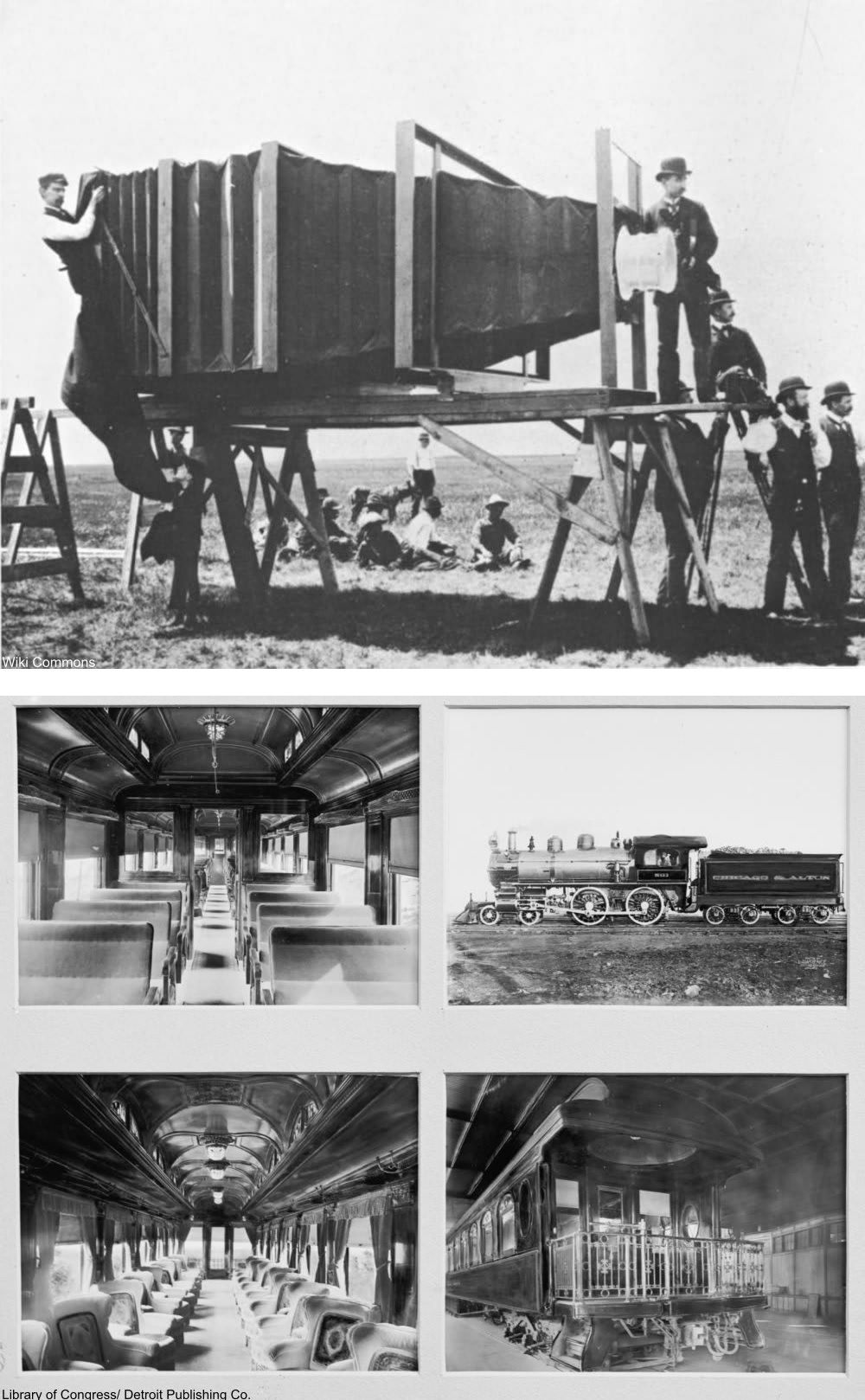 #24 The First Largest Camera that captured extremely handsome train, 1899-1900