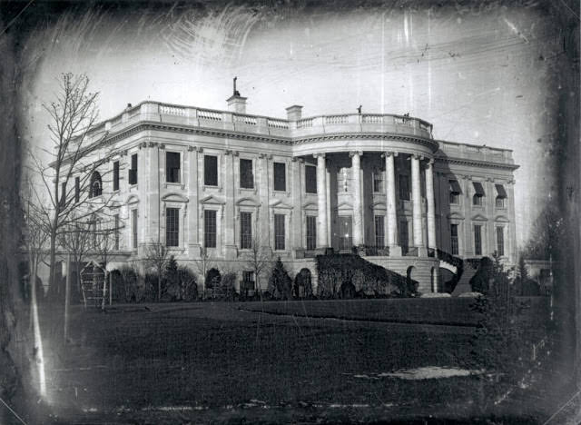 #38 The Earliest Known Photograph of White House, 1846
