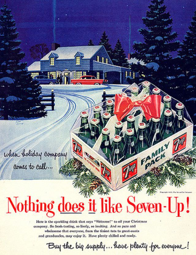 The Sparkling Drink That Says “Welcome!” From LIFE magazine, December 5, 1955