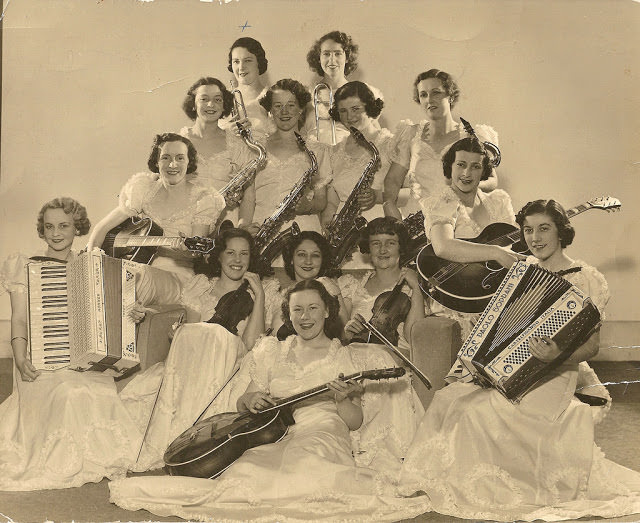#25 Ladies dance band played at the Trocadero, Sydney, 1938