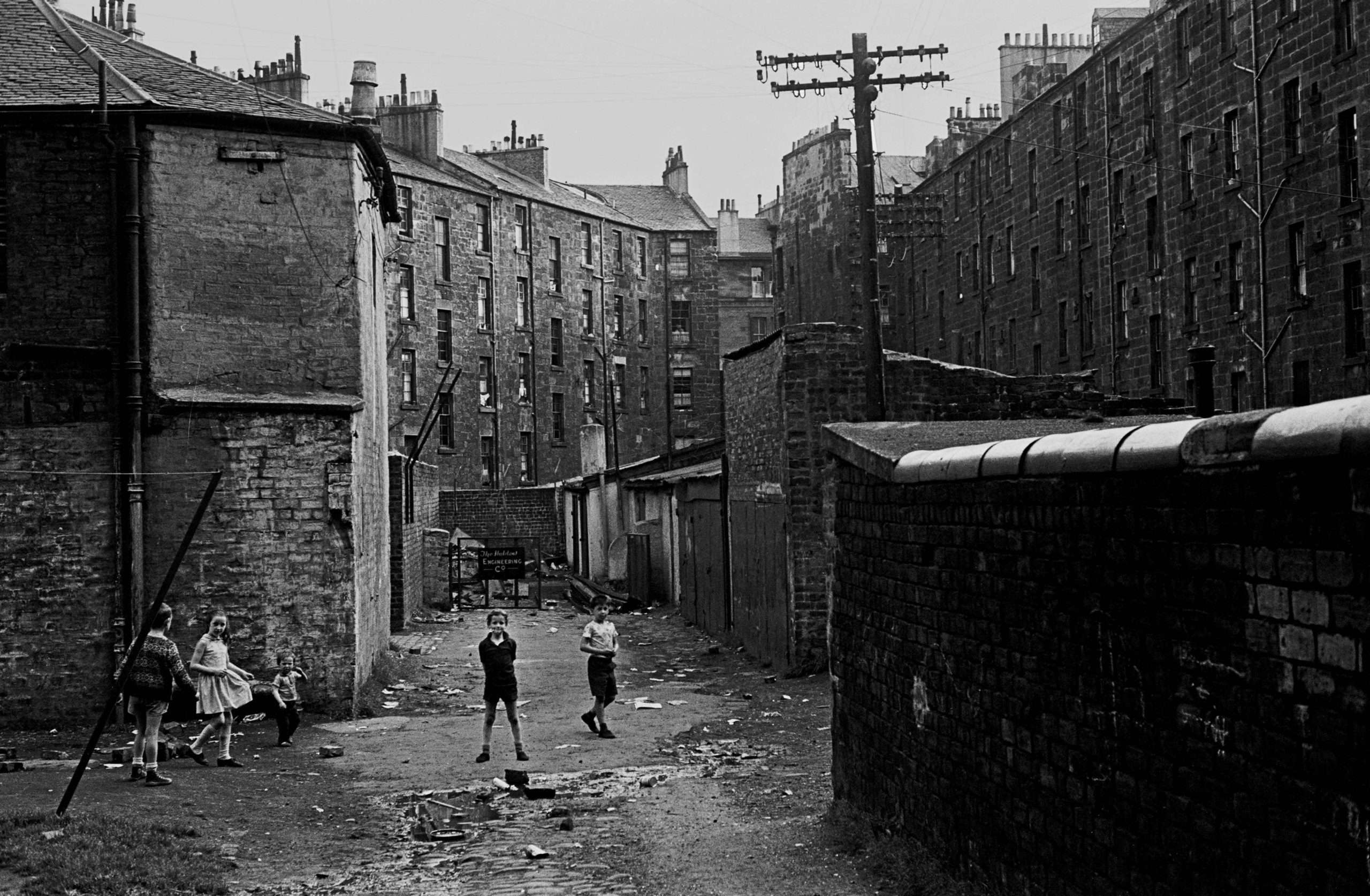 #3 Glasgow tenement backs 1970