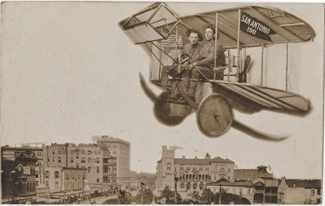 #46 50+ Hilarious Vintage Studio Portraits With Fake Sceneries and Backdrops #46 Photography