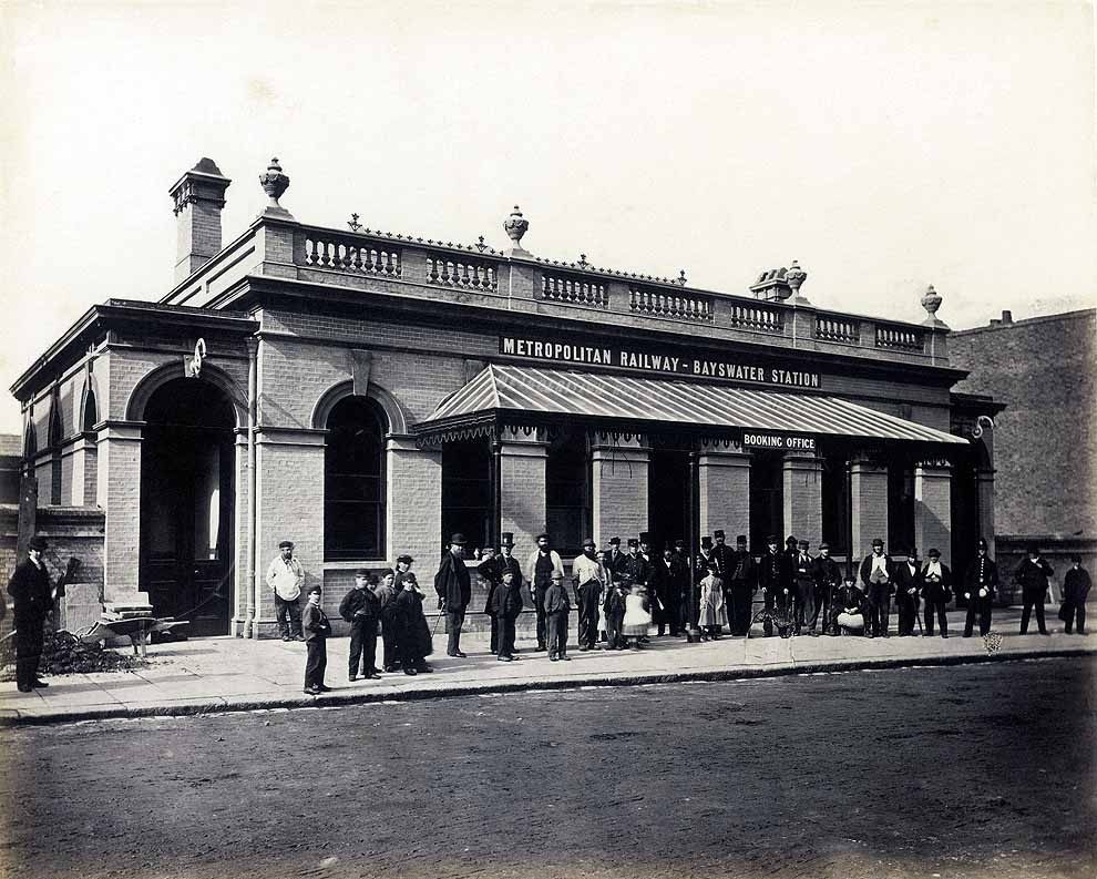 #13 Bayswater Station upon completion, 1866