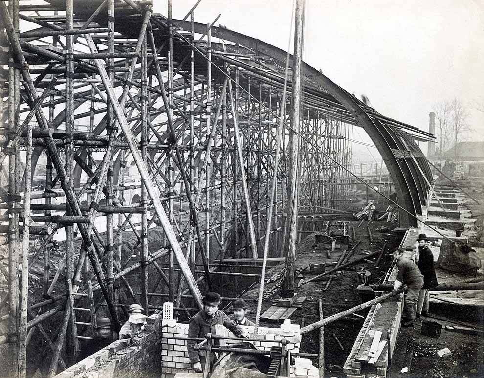#6 Gloucester Road Station under construction, 1866