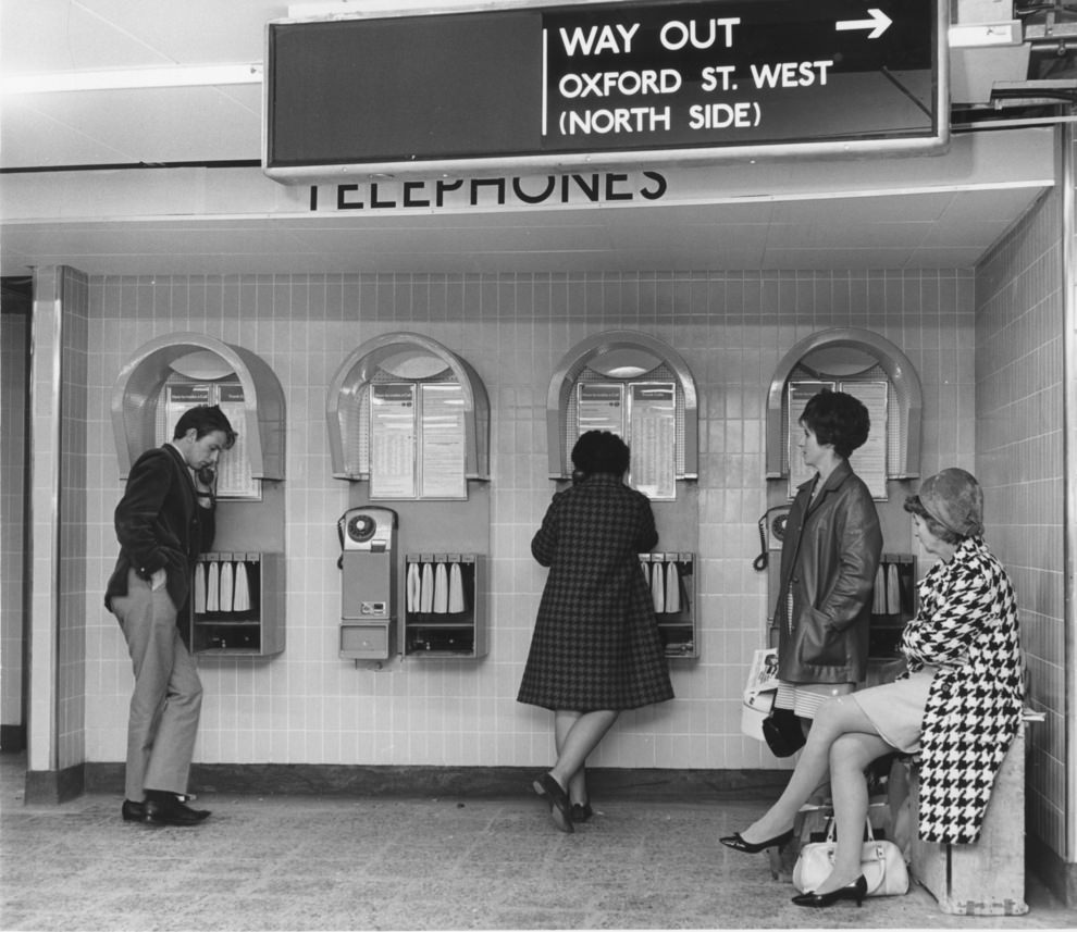 #82 Station telephones, 1968.