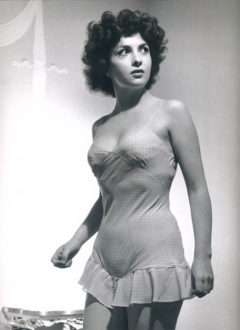 #8 Italian actress Gina Lollobrigida, 1951.