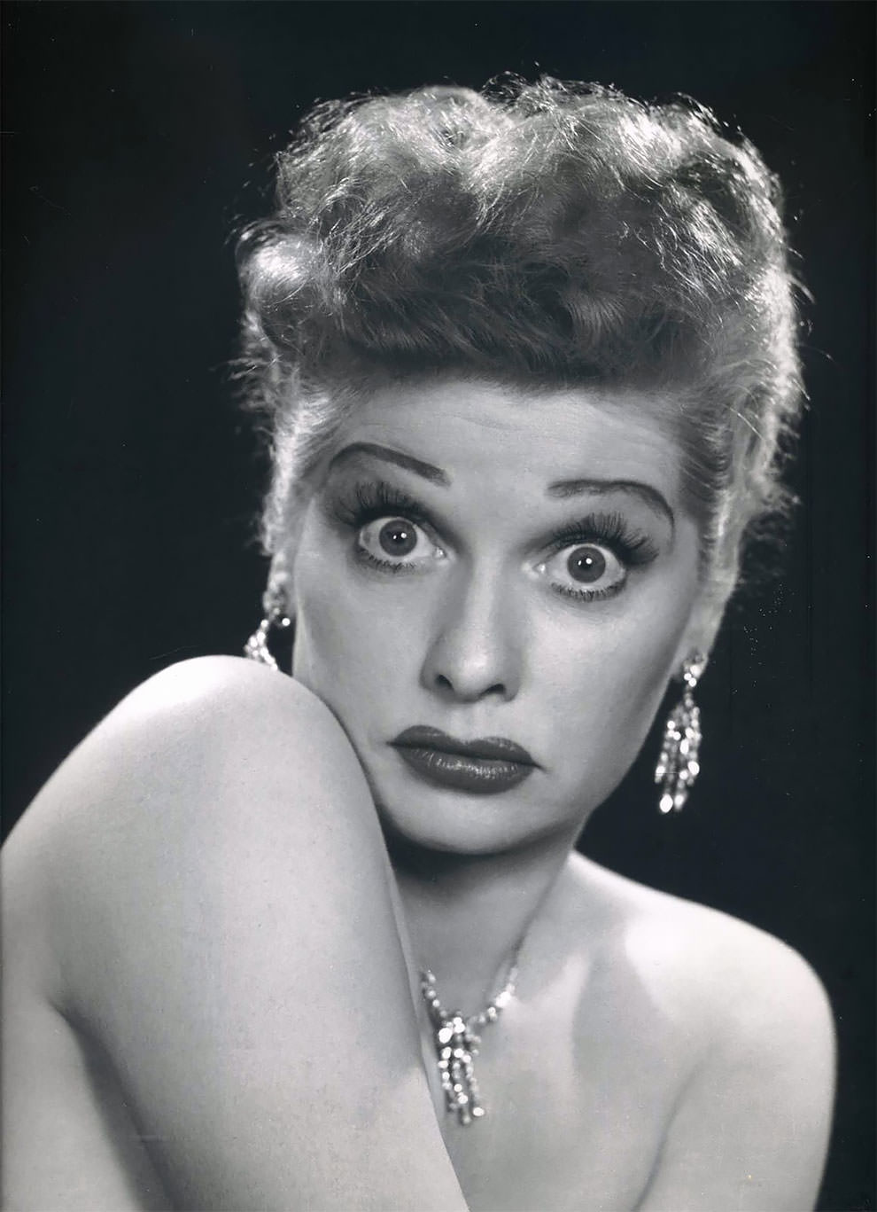 #67 American actress Lucille Ball. USA, 1950.