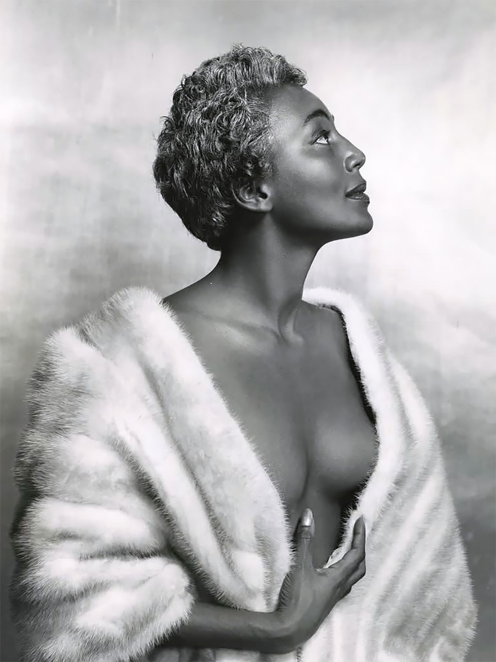 #38 American singer Joyce Bryant at Halsman’s studio. USA, New York City, 1954.