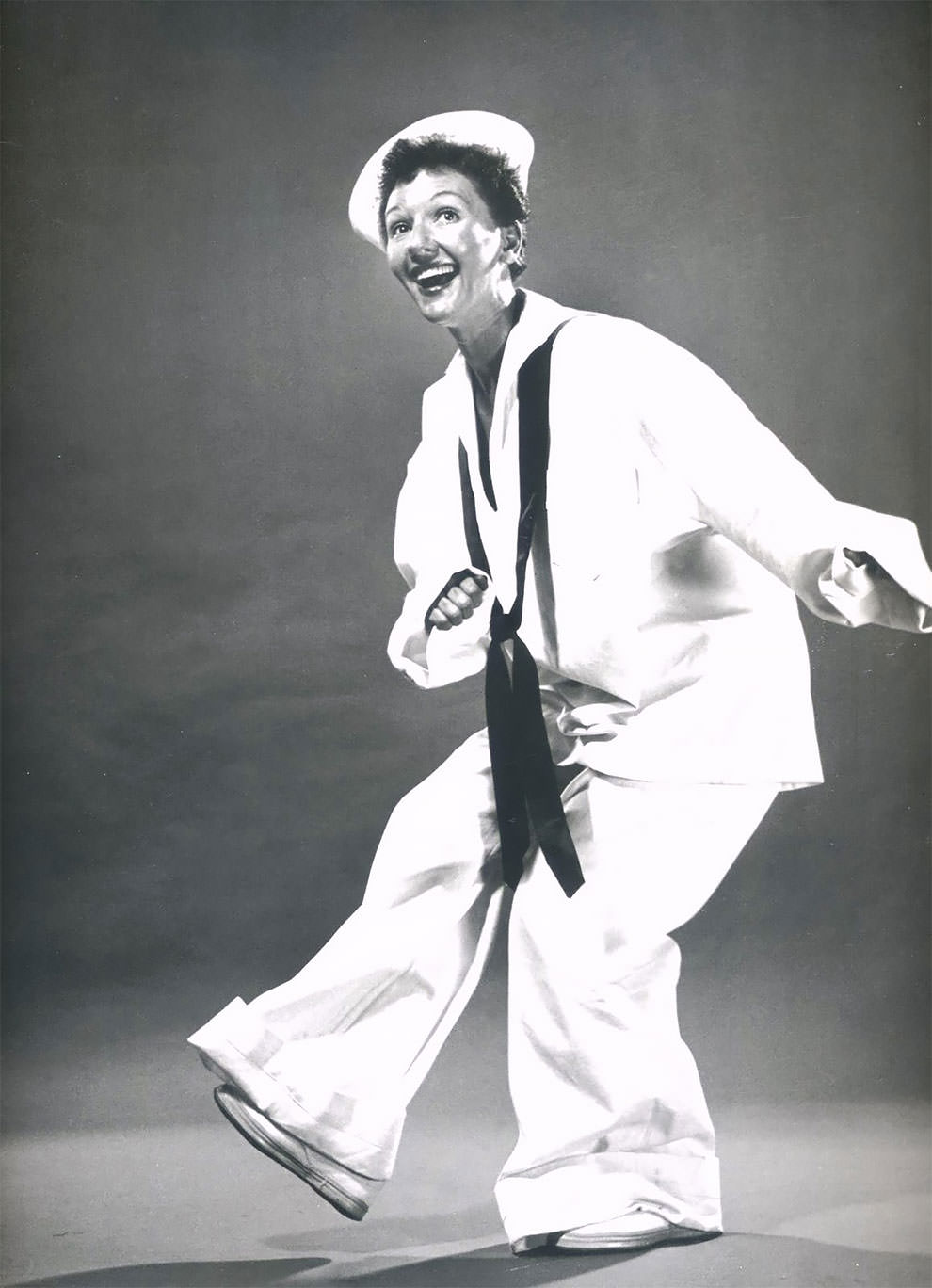 #45 American actress Mary Martin posing for LIFE Magazine as she appeared in “South Pacific”. USA, New York City, 1950.