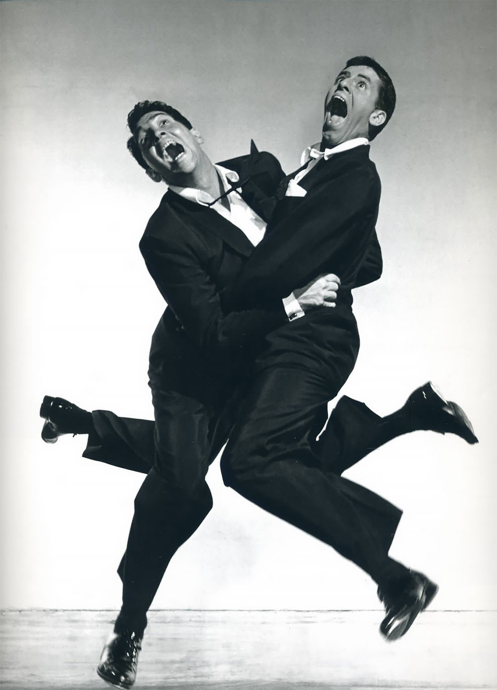 #5 American actors Dean Martin and Jerry Lewins, 1951.