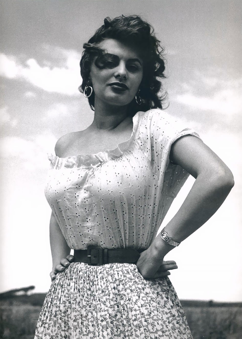 #17 Italian actress Sophia Loren, 1959.