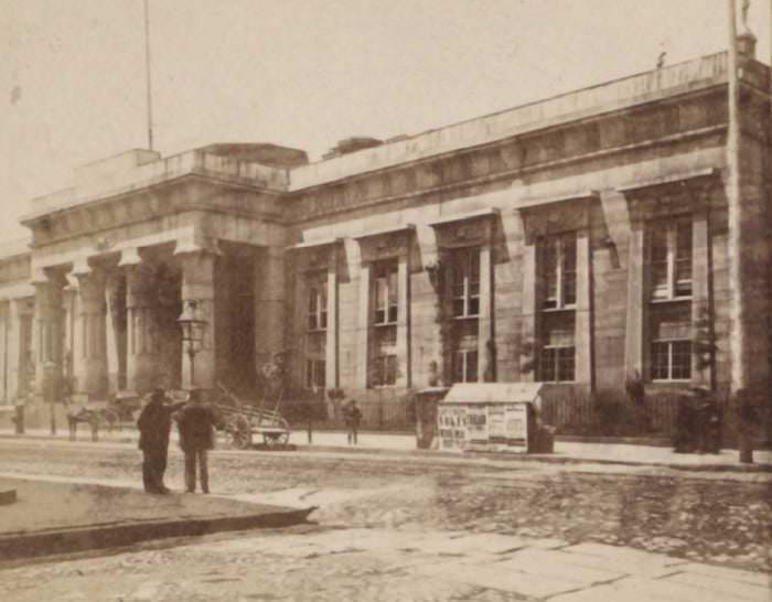 #43 The New York Tombs, a prison that also housed courts and a police station, was built in 1838. However, the foundation was weak and the building began to sink. It was replaced by a new building in 1902, which was later demolished in 1974.