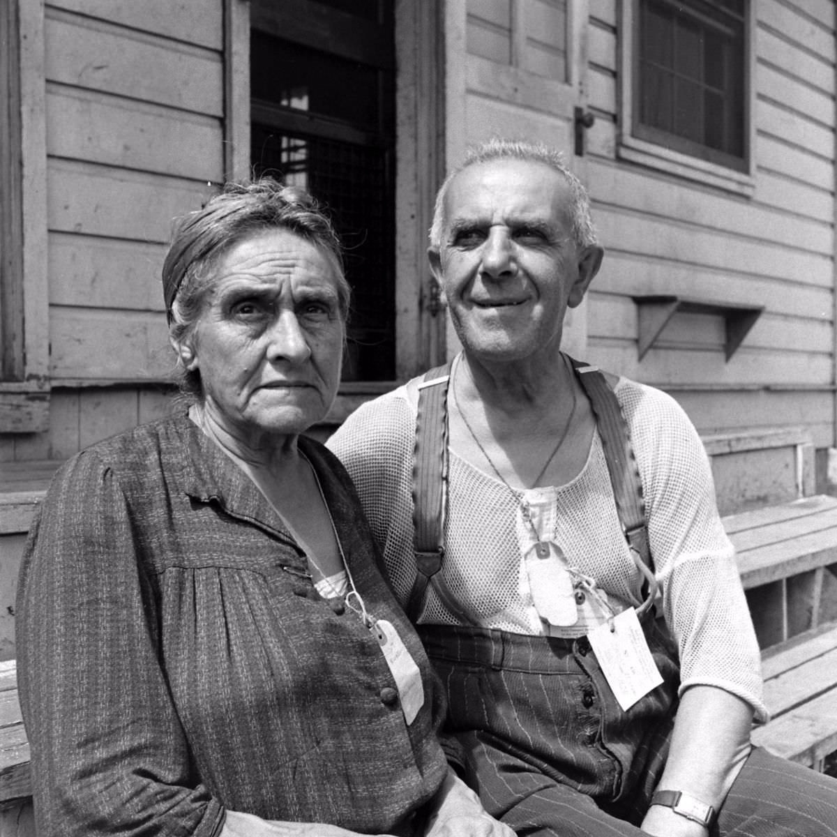 #40 Refugees from Europe at Fort Ontario in Oswego, NY, 1944.