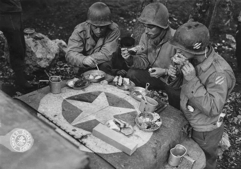 #14 3rd ID Christmas dinner, Italy, 1943.