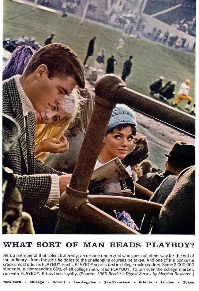 50+ Weird Vintage Ads Praising And Motivating Young Men Who Read Playboy Vintage Ads