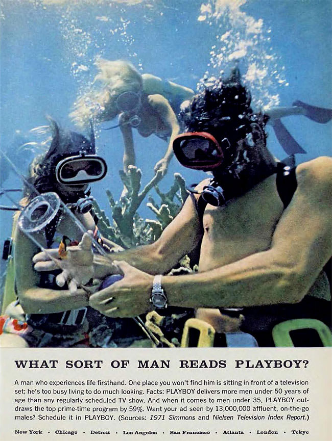 50+ Weird Vintage Ads Praising And Motivating Young Men Who Read Playboy Vintage Ads
