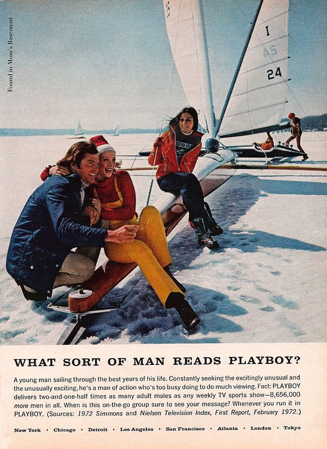 50+ Weird Vintage Ads Praising And Motivating Young Men Who Read Playboy Vintage Ads