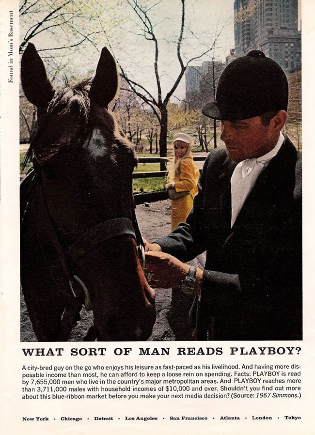 50+ Weird Vintage Ads Praising And Motivating Young Men Who Read Playboy Vintage Ads