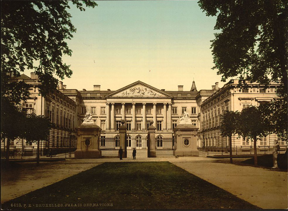 #4 Palace of the Nation, Brussels, 1890s