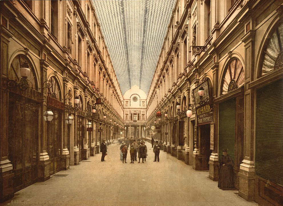 #8 Royal Gallery of Saint Hubert, Brussels, 1890s